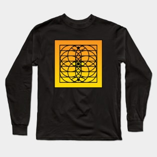 Doc Labs - Third Eye / Awakening (Geometric Art / Meditation / Yoga) - Version 2 - (Yellow) Long Sleeve T-Shirt